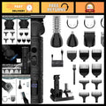 Men's 7-in-1 Cordless Beard Trimmer Kit with T-Blade & Guide Combs