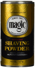 Men's Razorless Shaving Powder for Black Men - Hair Removal & Razor Bumps Prevention