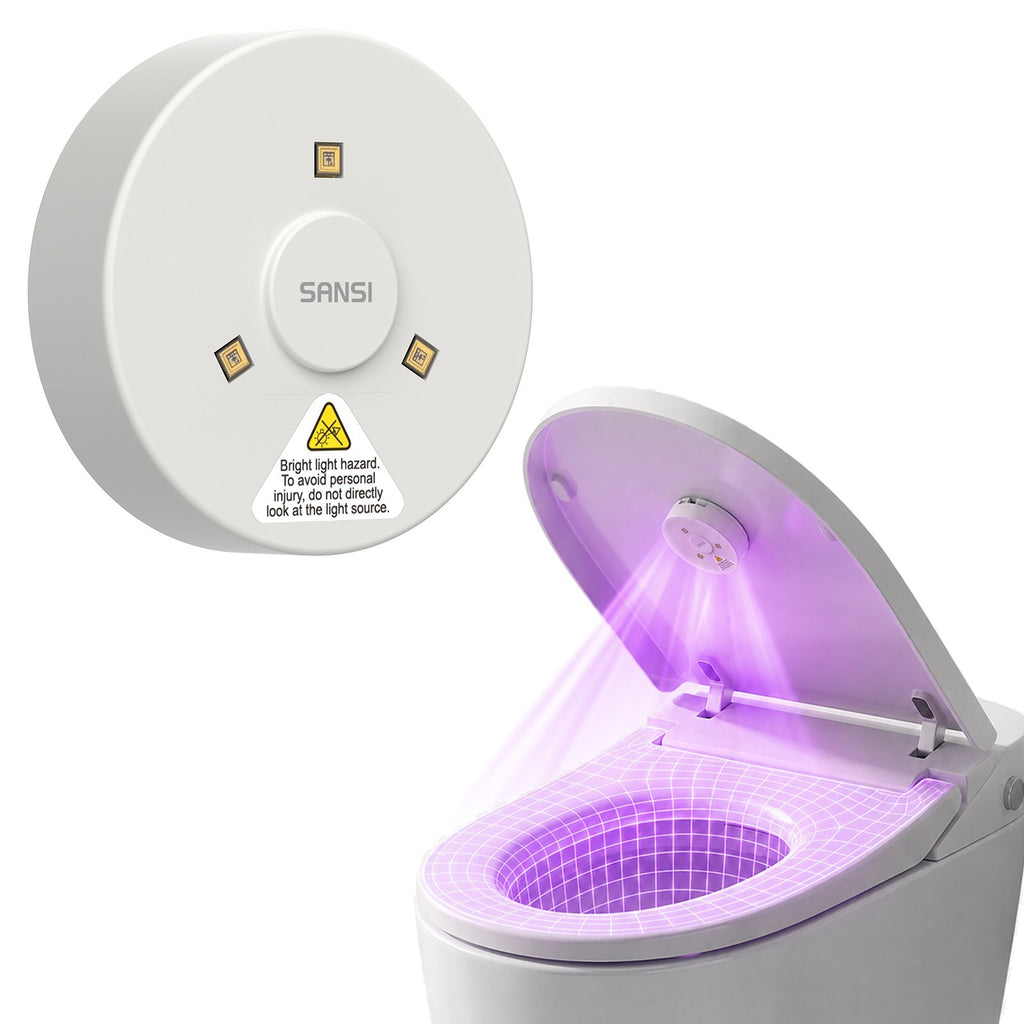 Waterproof UVC Toilet Disinfection Lamp with Sensor - Sterilizer Light for Bathroom