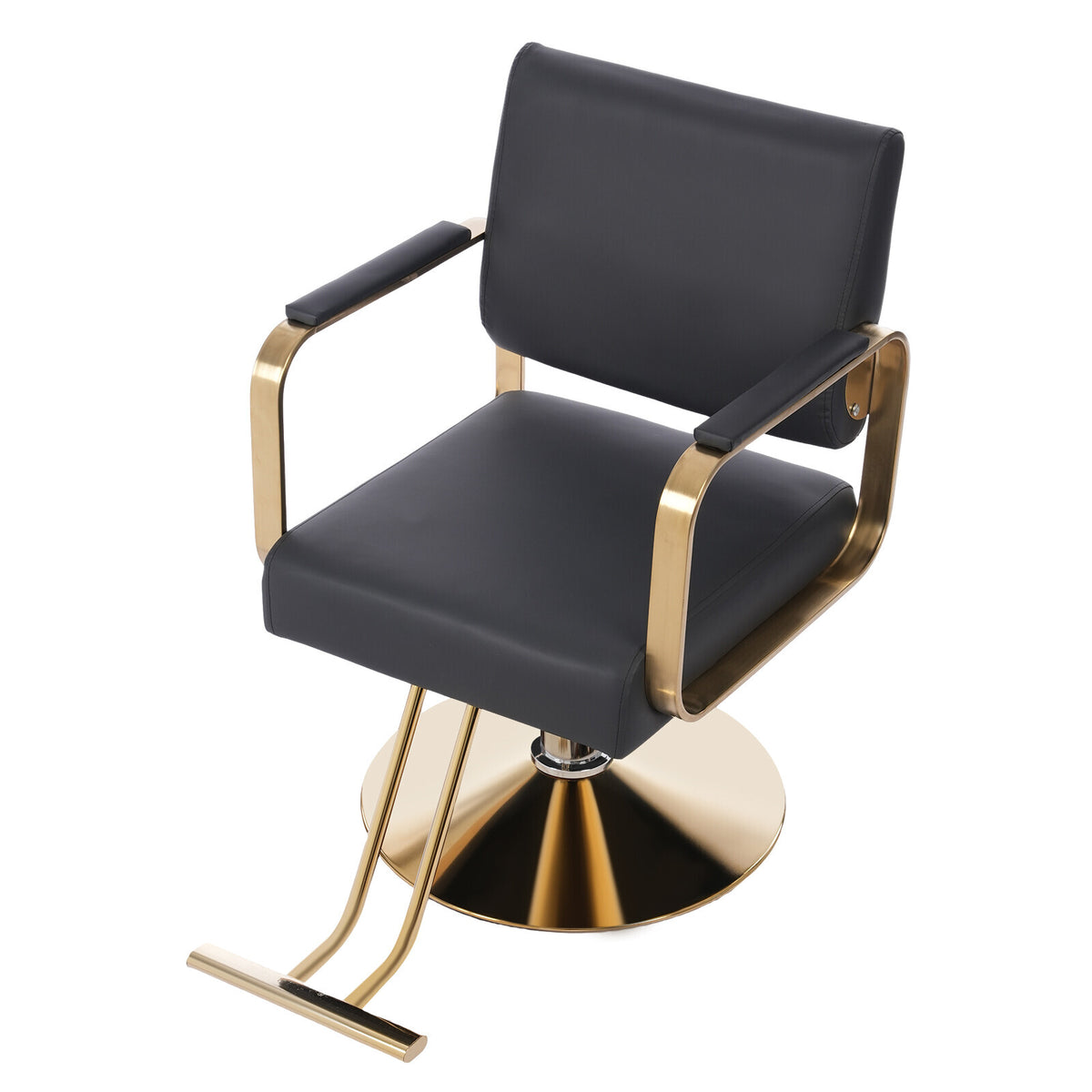 Salon Barber Chair with Hydraulic Pump & Footrest - Adjustable & Durable