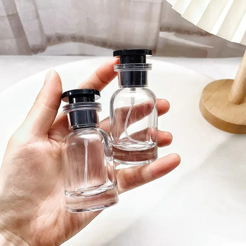 Refillable Travel Glass Perfume Bottles Set of 5, 1 Fl Oz