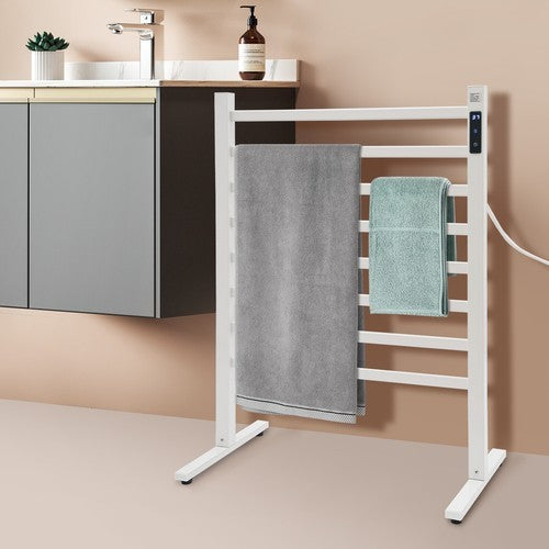 Electric Floor-Standing Towel Warmer Rack with Adjustable Temperature 180W