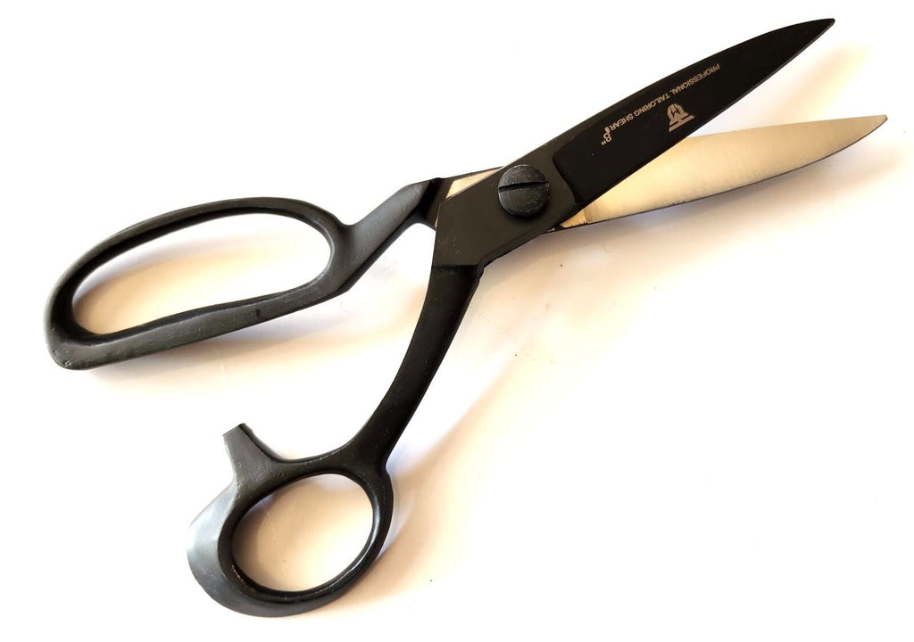 Heavy Duty Upholstery & Carpet Shears - 8 Inch Tailor Scissors, Full Black