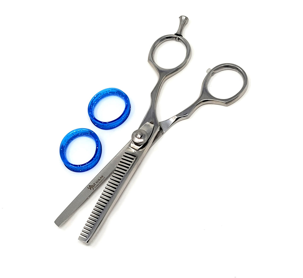 6-Inch Hair Thinning Scissors Barber Shears, Adjustable Tension, Stainless Steel
