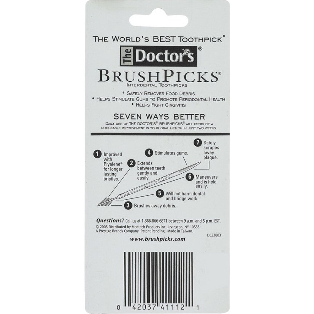 Interdental Toothpicks 360 Count - Dental Floss Picks for Gum & Plaque Removal