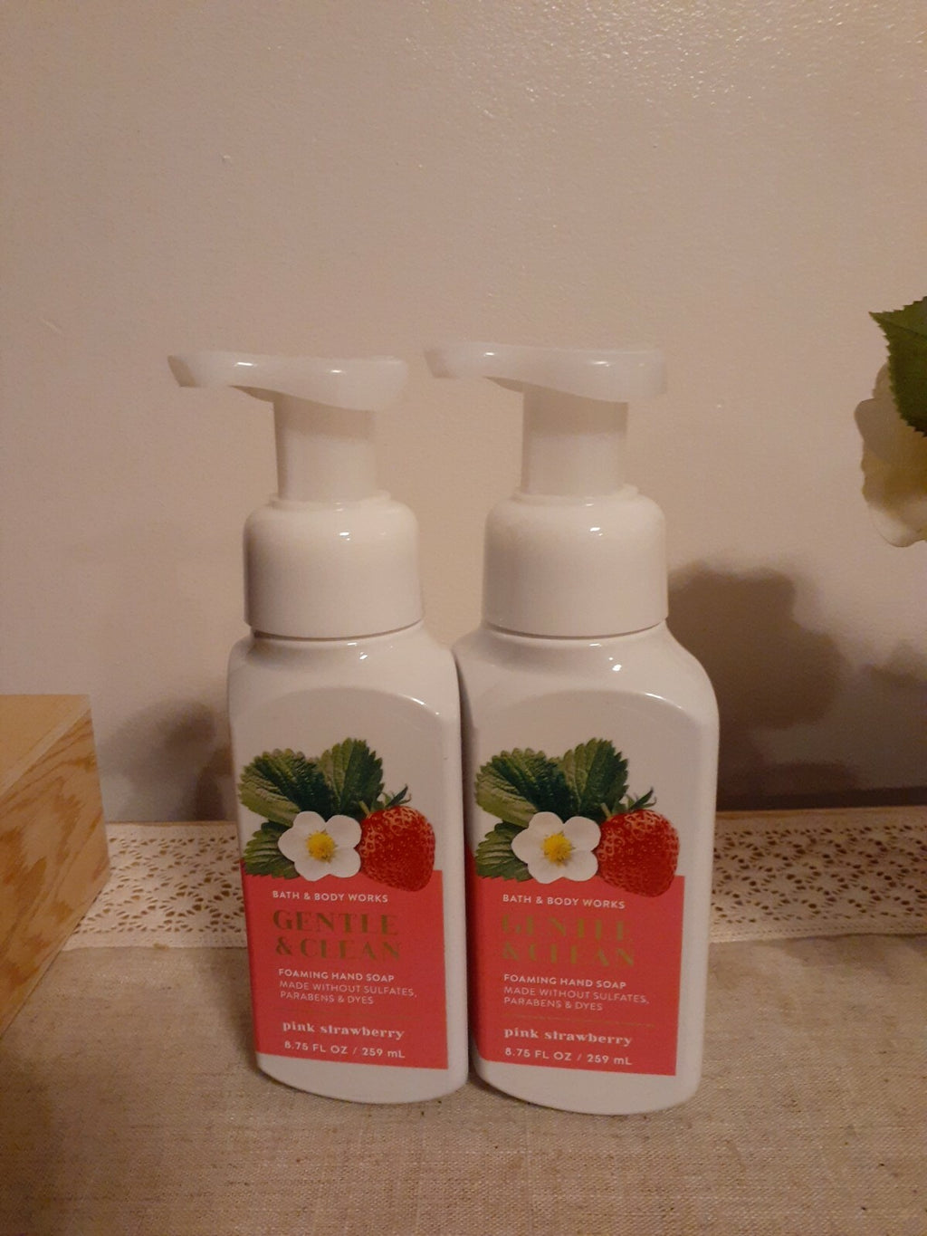 Pink Strawberry Foaming Hand Soap - Gentle & Clean 2-Pack 8.75oz