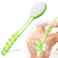 Long Handle Bath Body Brush for Exfoliating and Massage - Soft Bristles & Gentle Back Scrubber