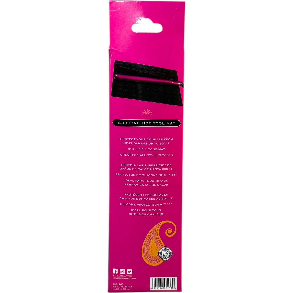 Silicone Heat Resistant Non-Slip Styling Mat 9x11 Salon & Barber Station