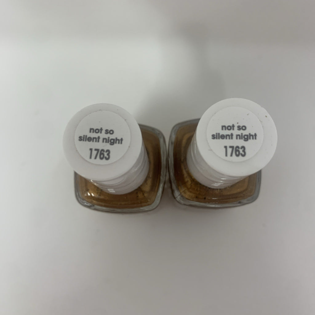 Essie Nail Lacquer Polish Not So Silent Night Bronze Metallic - 2 Pack