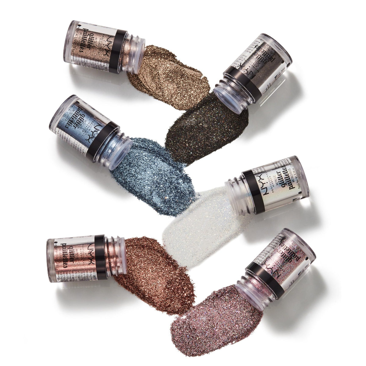 Loose Metallic Glitter Eyeshadow - Shimmering Eye Makeup Pigments