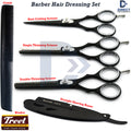Professional Hair Cutting Scissors & Barber Shears Kit for Hairdressing