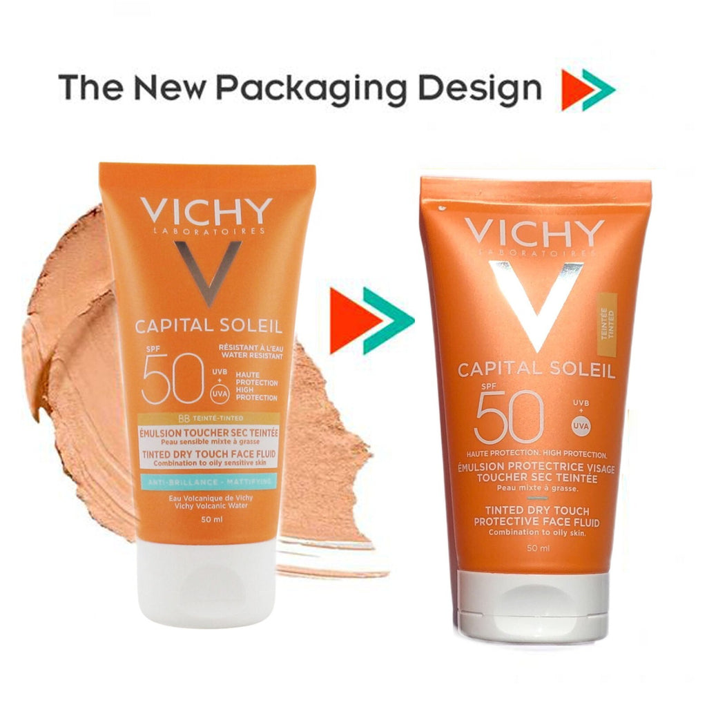 BB Cream SPF 50 Mattifying Face Fluid - Tinted, Hydrating & Sun Protection