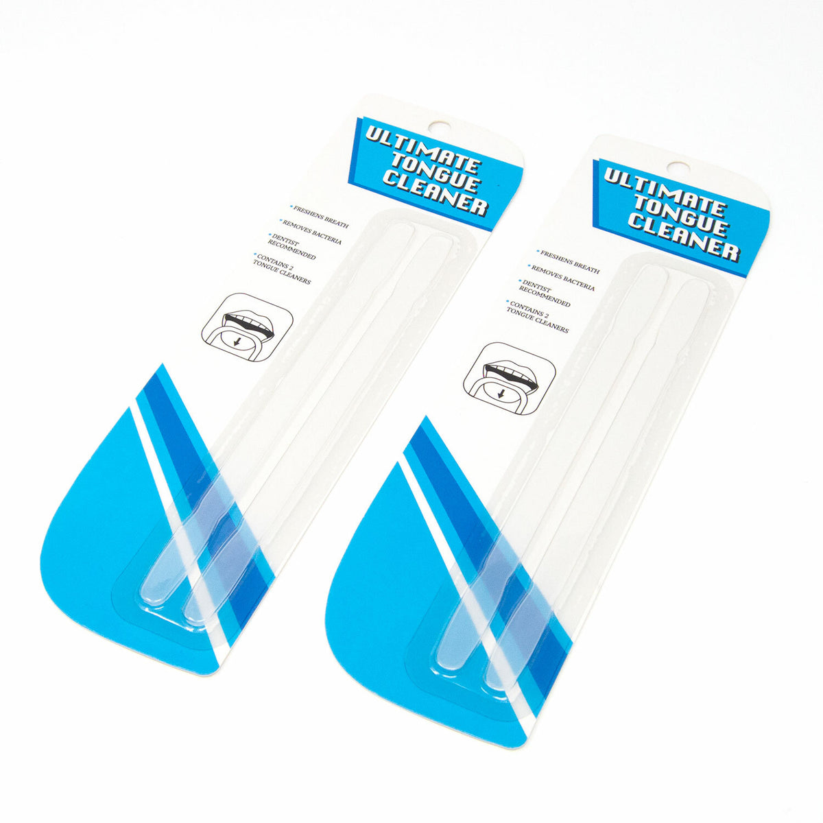Tongue Cleaner Scraper - Gentle Oral Hygiene & Bad Breath Relief - 4 Pack