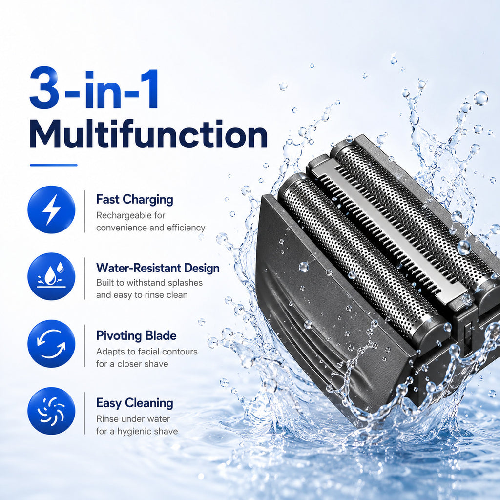 Shaver Replacement Foil and Cutter Blades Set for Remington TITANIUM-X Models