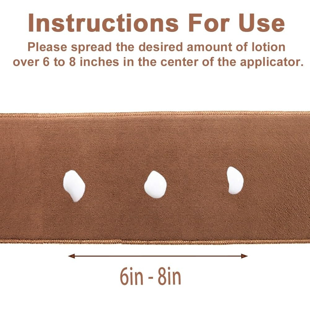 Self Tanning Mitt Set with Back Applicator - Double Sided Tan Mitt & Lotion Tool