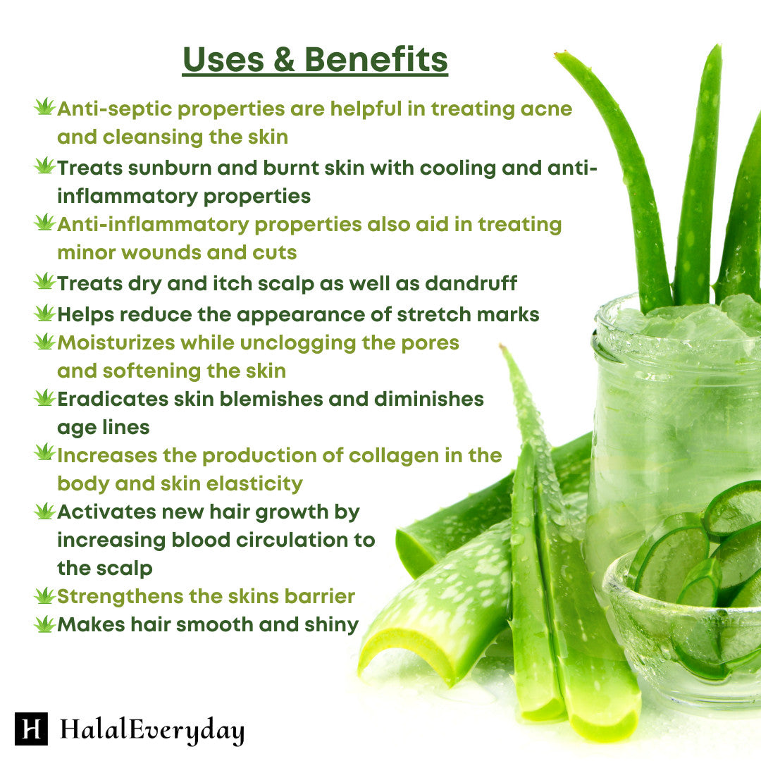 Pure Organic Aloe Vera Gel 8lbs for Skin Care Sunburn Relief & Moisturizer