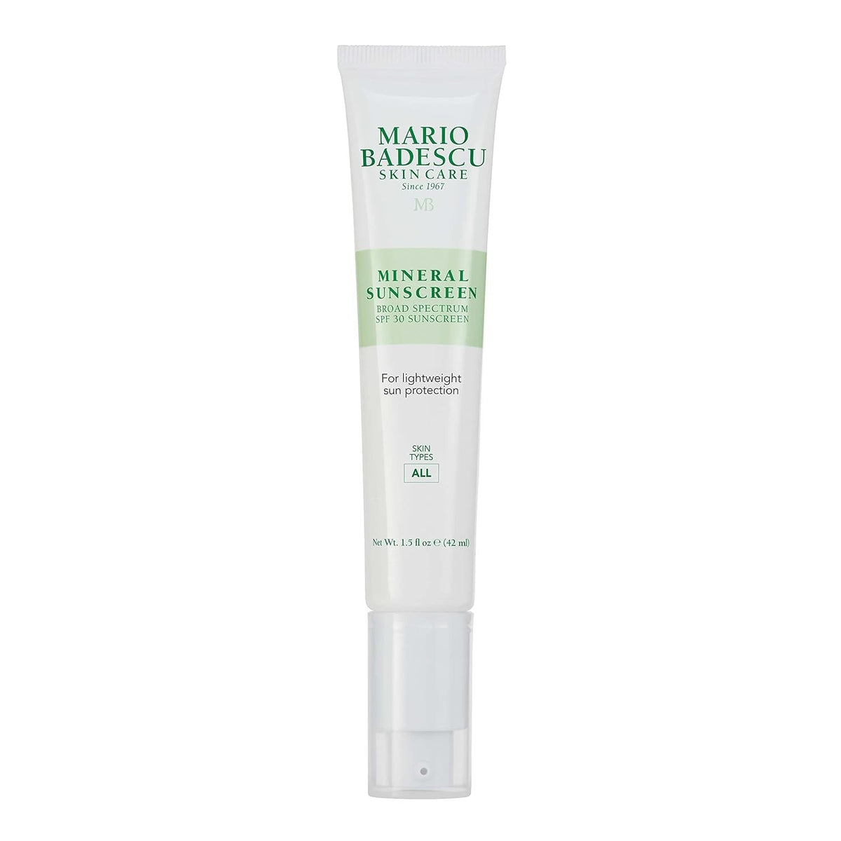 Mineral Sunscreen SPF 30 for All Skin Types Reef Safe - Lightweight & Fast-Absorbing