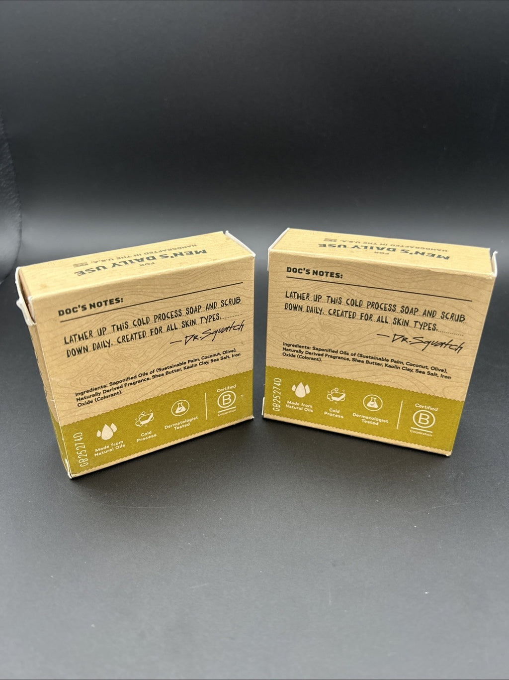 Men's Natural Bar Soap 2-Pack - Gold Moss 5 oz | Moisturizing & Refreshing