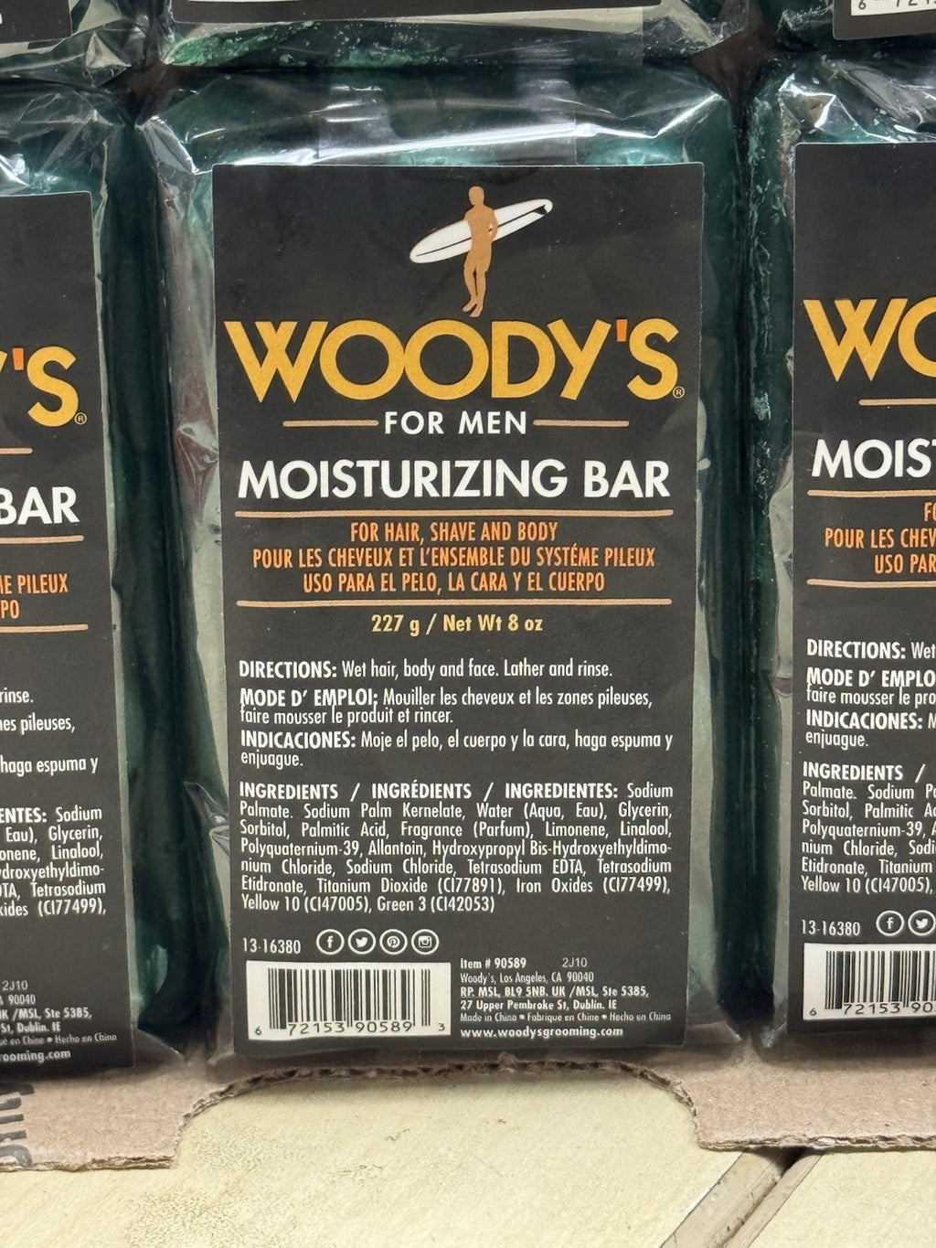 Men's Moisturizing Hair, Shave & Body Bar Set - 8oz Sealed Pack