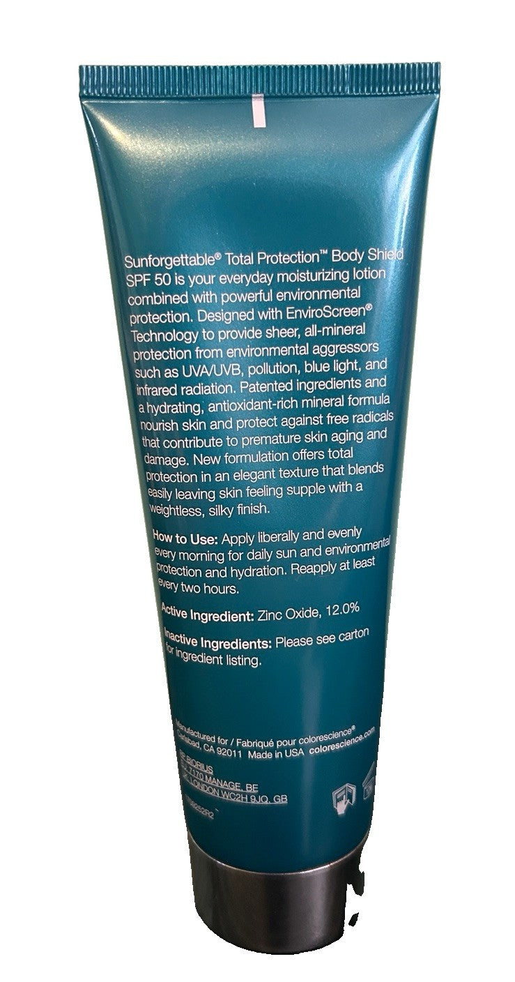 Sunscreen Body Shield SPF 50 - 4 Fl Oz Sun Protection Lotion