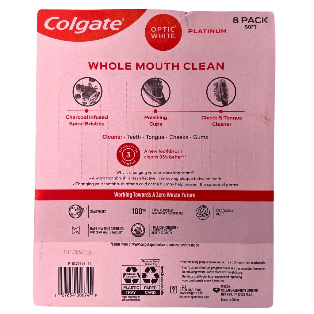 Soft Toothbrush Set with Whitening & Deep Cleaning - 16 Pack