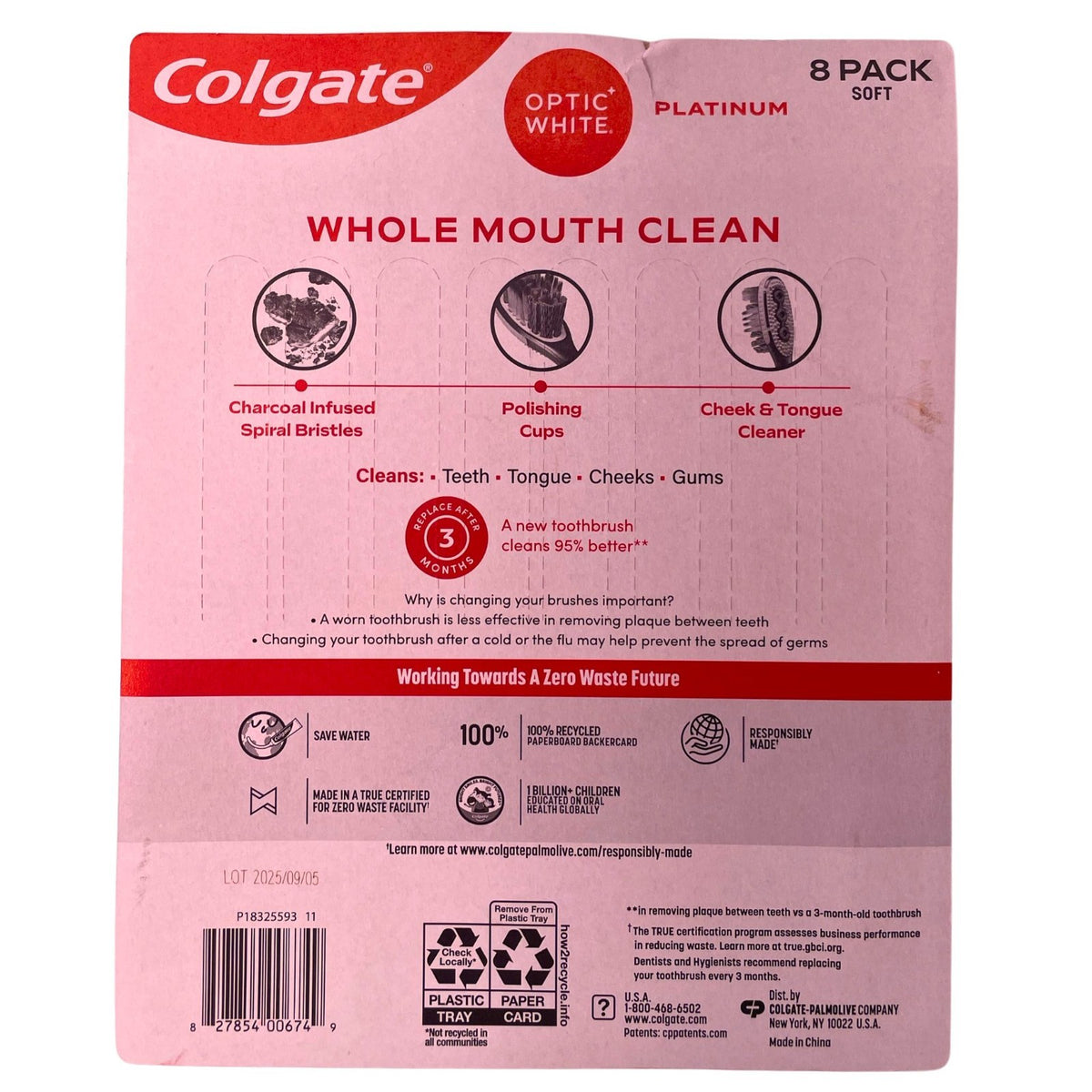 Soft Toothbrush Set with Whitening & Deep Cleaning - 16 Pack