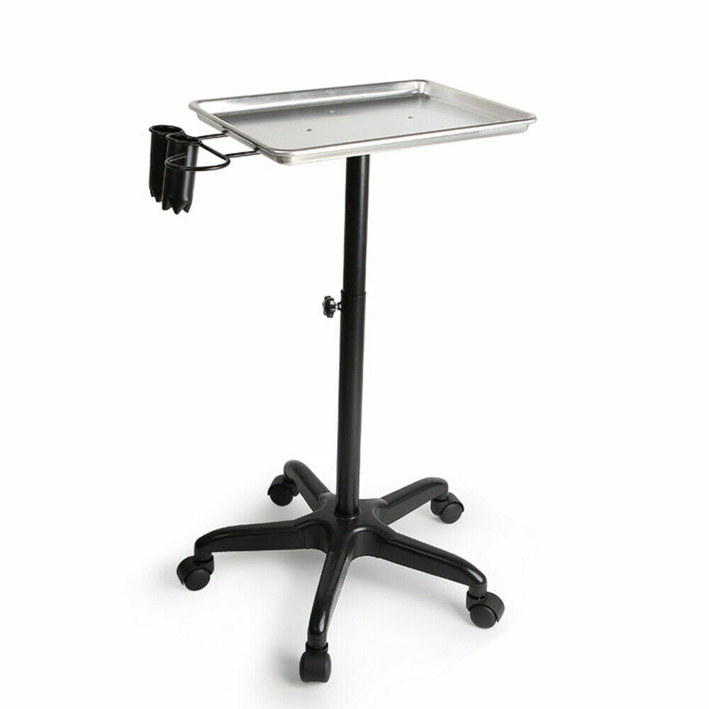 Professional Aluminum Salon Rolling Trolley Cart for Hair & Medical Use