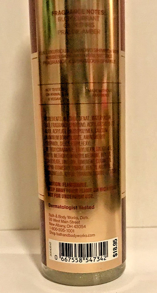 Luminous Diamond Shimmer Body Spray - 4.9 oz Bath & Body Works
