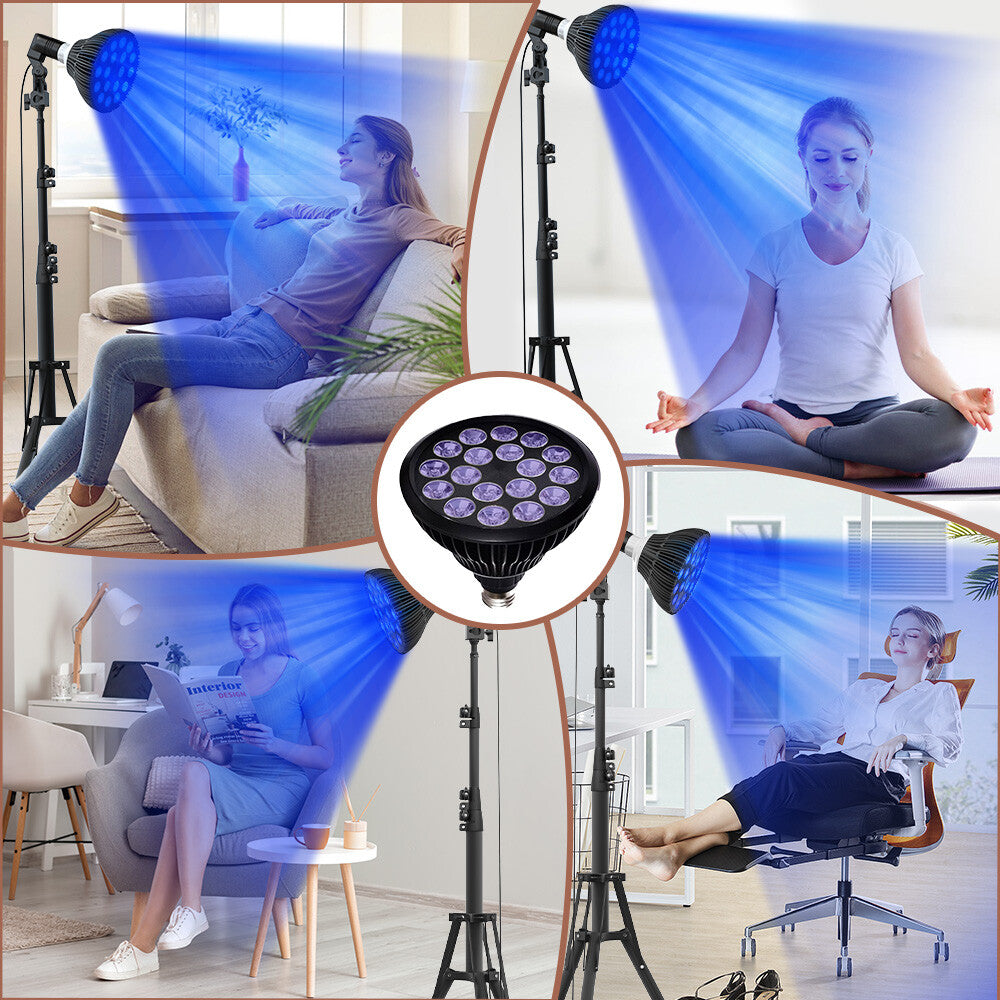 UV Tanning Lamp for Body and Face - Sunbed Solarium Light for Skin Bronzing