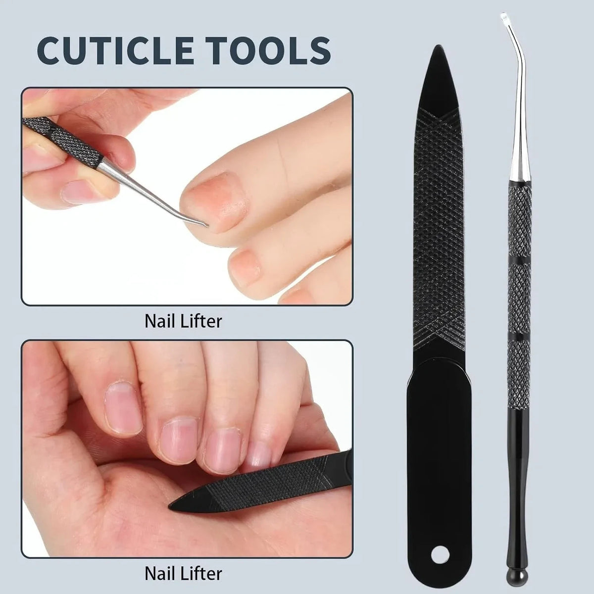 Heavy Duty Toenail Clippers Set for Seniors Thick Toenails Large Nail Care Tools