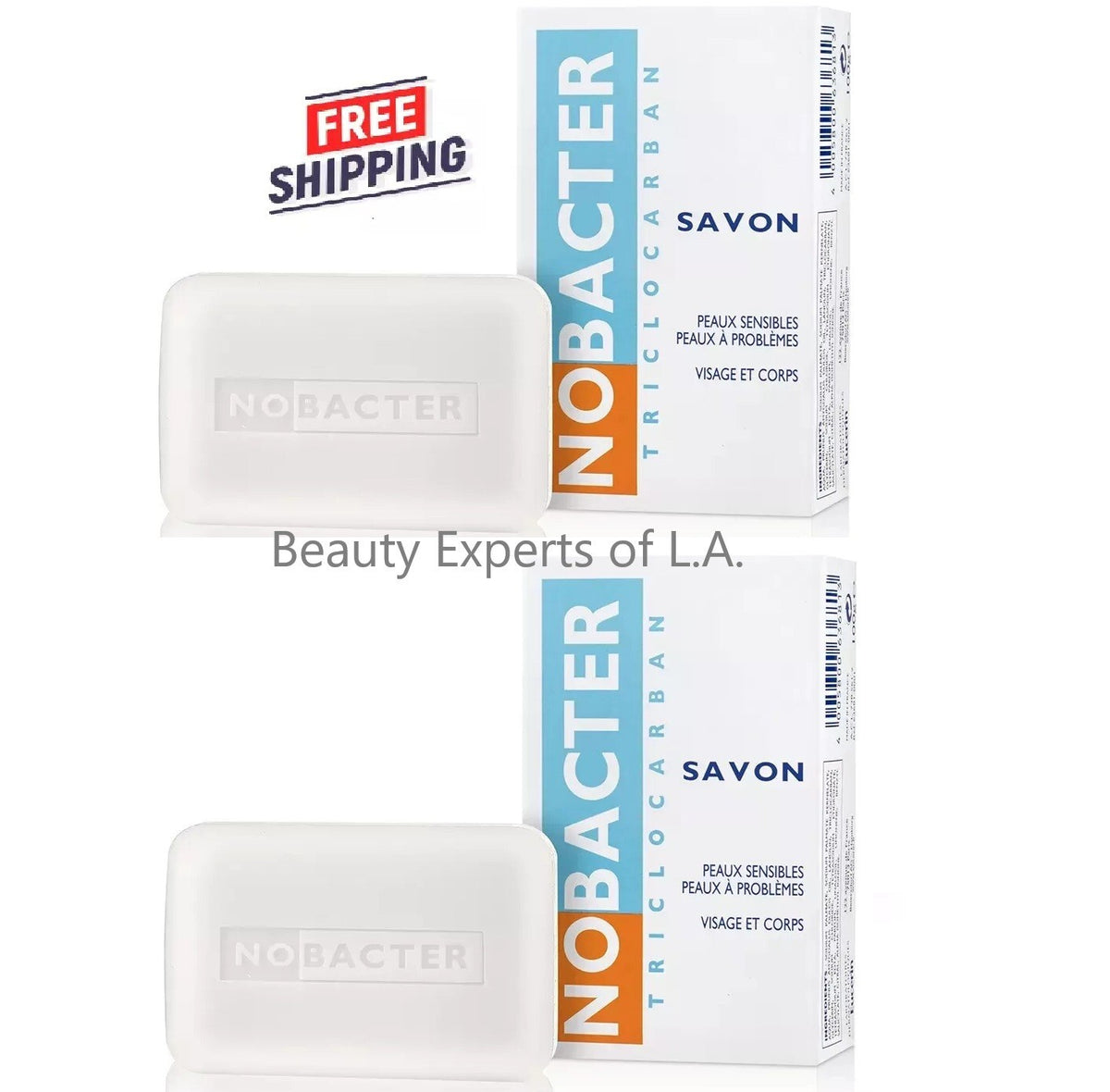Sensitive Skin Body & Face Soap Bar - 3 Pack 100g