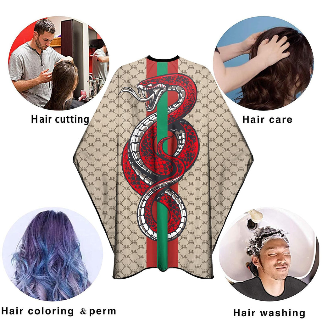 Professional Barber Capes with Snaps Waterproof Hair Cutting Gown for Salon & Home