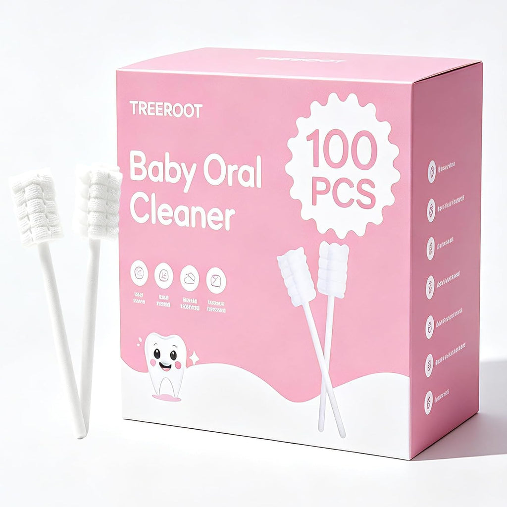 Disposable Baby Toothbrush 100 Pack for Infant Oral Care and Gums