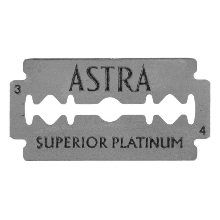 Double Edge Razor Blades - Pack of 400 Platinum Coated Safety Blades