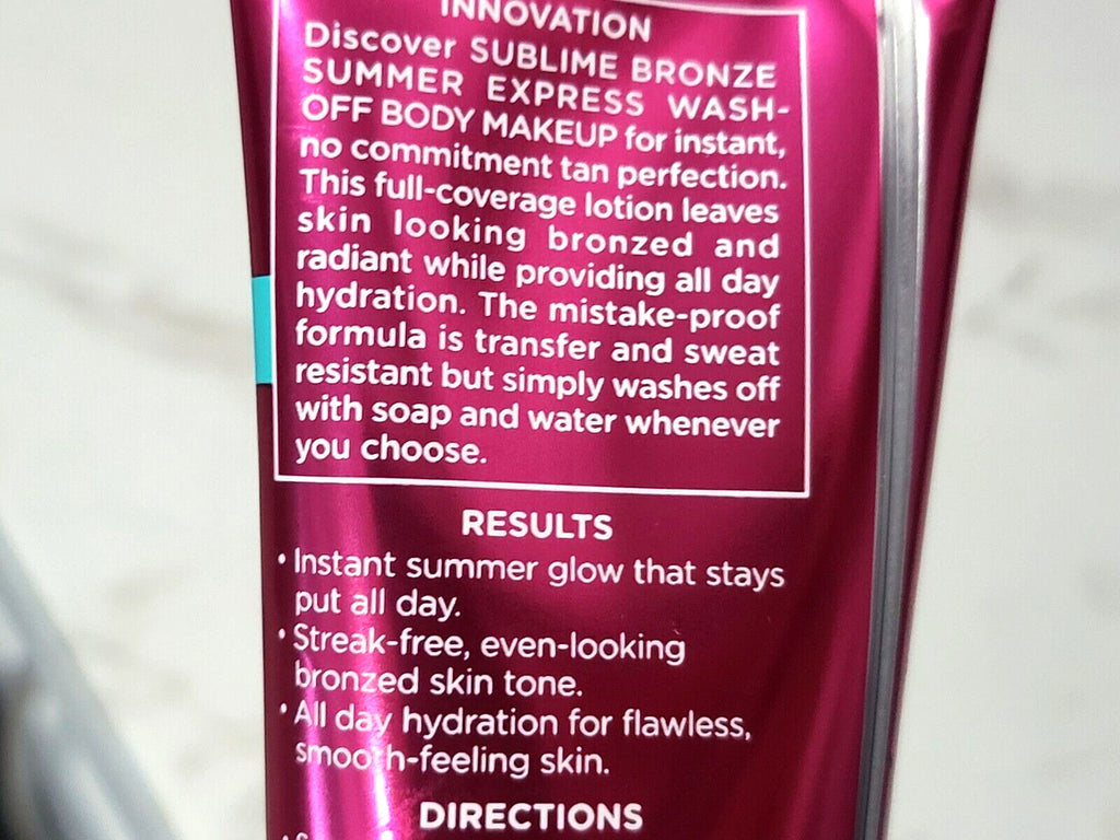 L'Oreal Sublime Bronze Body Bronzer Lotion Medium - Instant Tan, 3.55 oz