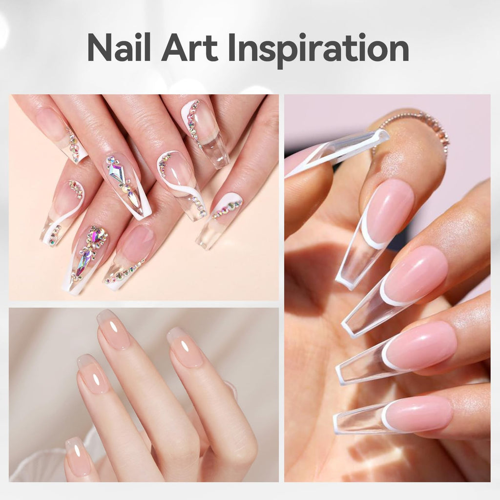 8-in-1 Clear Nail Builder Gel for Strengthening, Lengthening & Adhesion