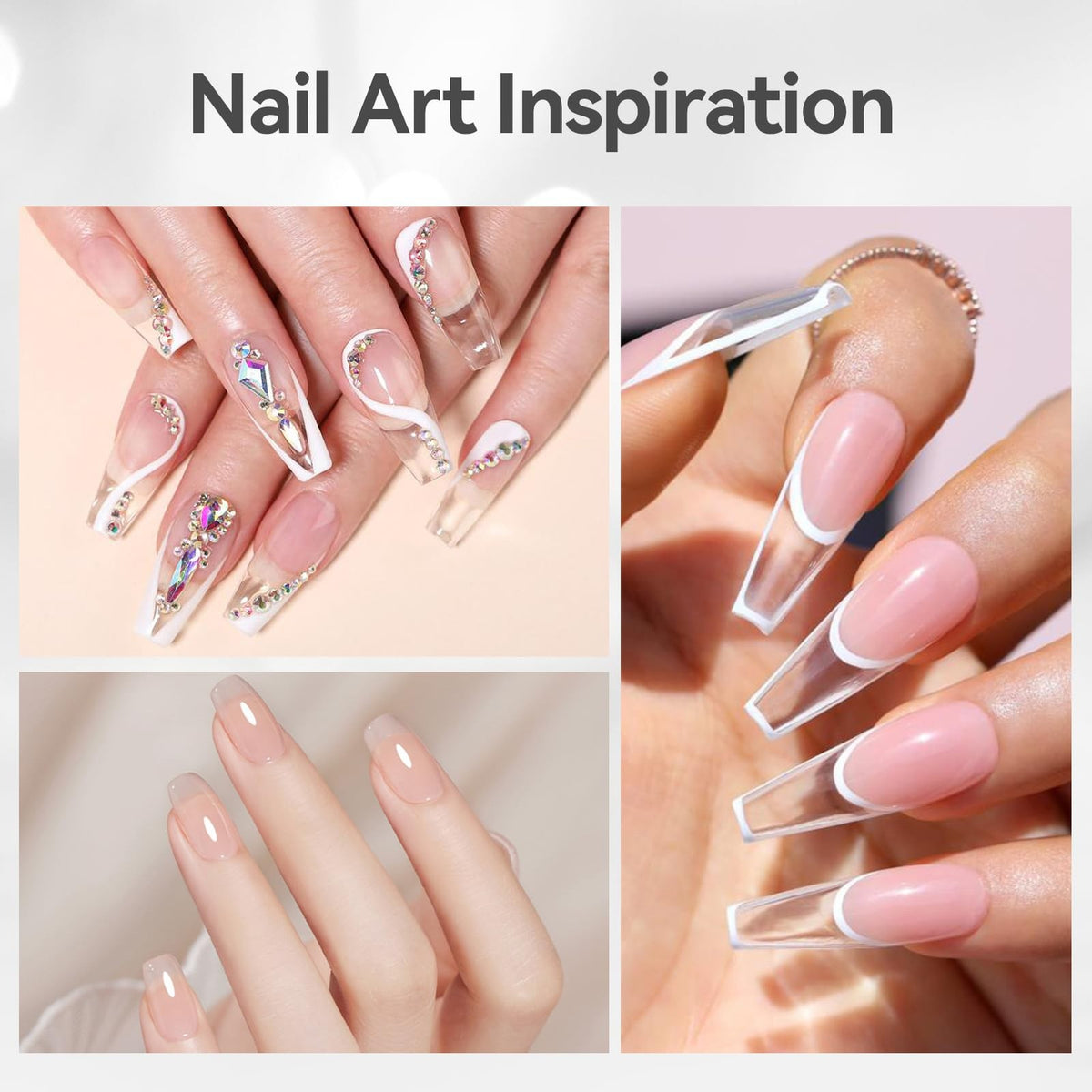 8-in-1 Clear Nail Builder Gel for Strengthening, Lengthening & Adhesion
