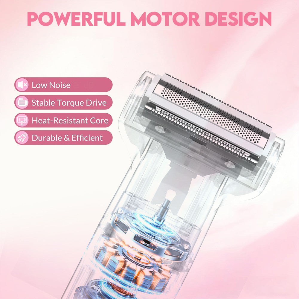 5-in-1 Women’s Electric Bikini Trimmer & Body Groomer Waterproof Hair Removal Tool