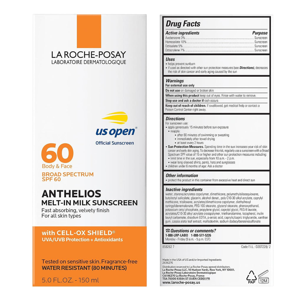 SPF 60 Mineral Sunscreen for Face & Body - Sensitive Skin, Fast Absorbing