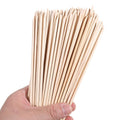 Wooden Double-Ended Cuticle Pusher Sticks - 100 Pack, 7-Inch Nail Care Tools