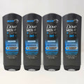 Dove Men+Care 3-in-1 Hair Face Body Wash Peppermint 18oz - Pack of 4