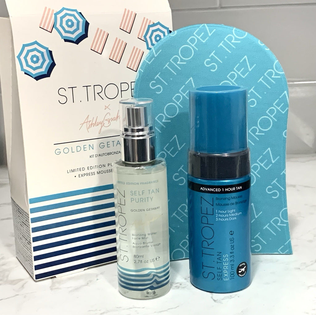 Self Tanner Kit with Face Mist, Express Mousse & Applicator Mitt