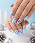 Christmas Nail Art Stickers - 5D Holiday Nail Decals for Festive Nails