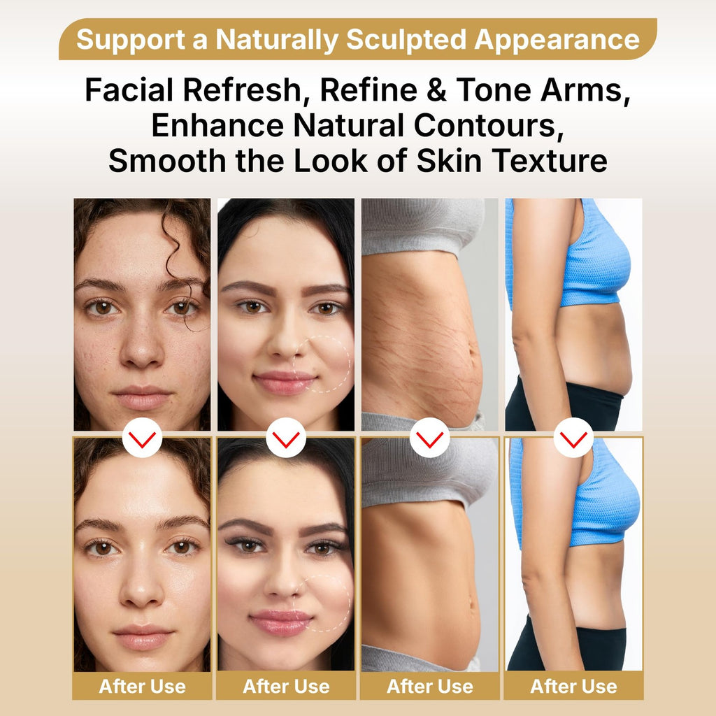 Body Sculpting Massage Device with Lymphatic Drainage - Handheld, Rechargeable