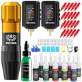 Wireless Tattoo Gun Kit for Beginners & Professionals - Complete Set with Power Display