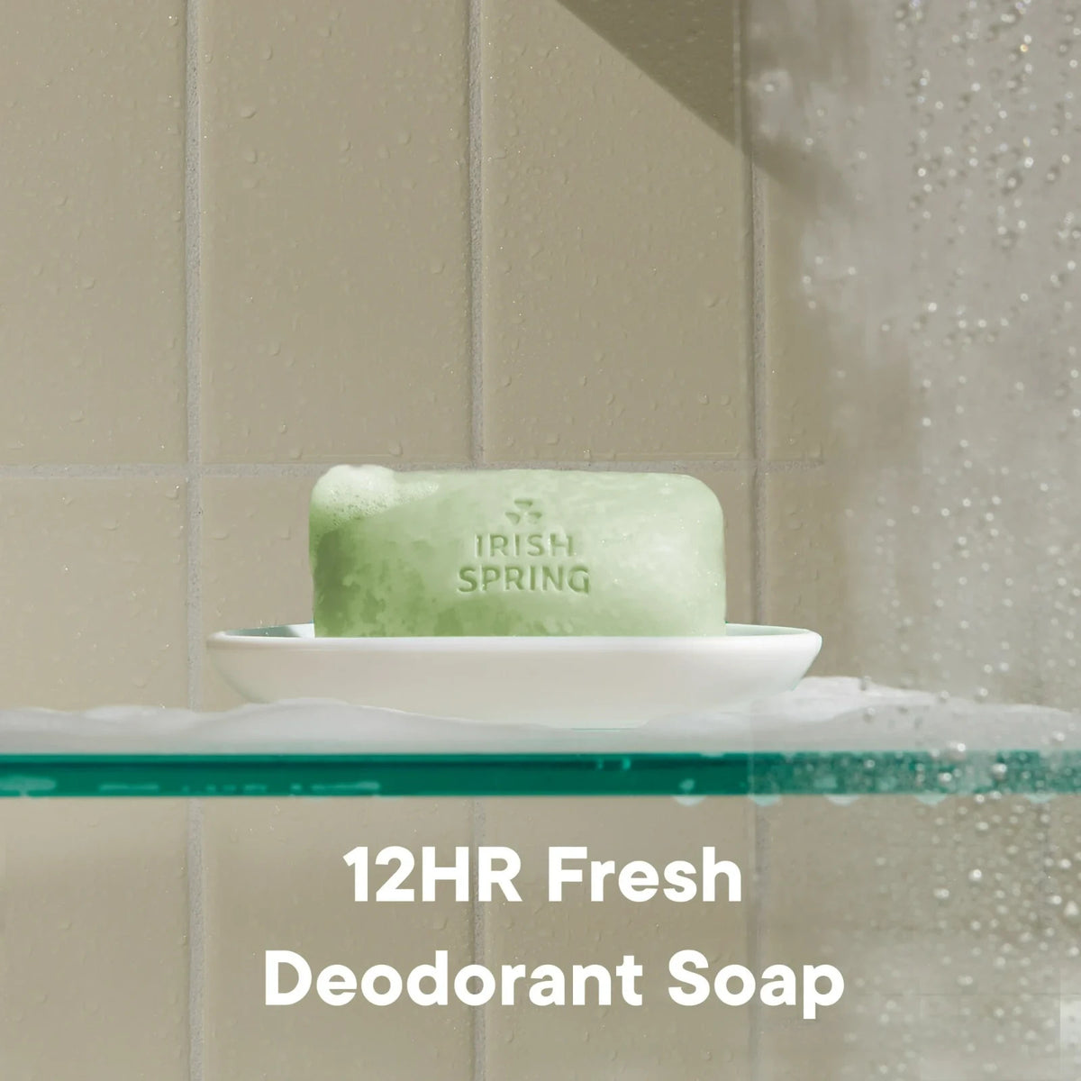 Irish Spring Aloe Mist Deodorant Bar Soap for Men - 12 Pack, 3.7 Oz