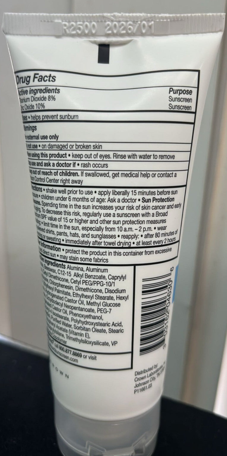 Blue Lizard Sensitive SPF 50+ Mineral Sunscreen Lotion - Pack of 2, 3 Fl Oz Each