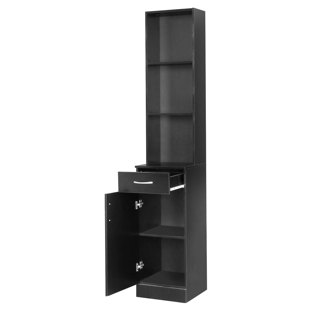 Wall Mount Hair Styling Barber Station with Drawer Storage for Salons