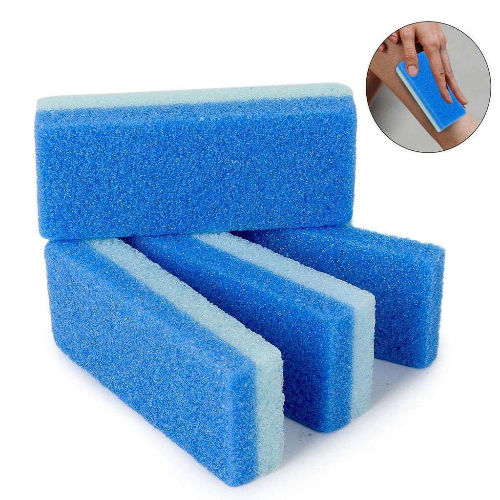 Foot Pumice Stones 4-Pack for Callus Removal & Exfoliation - Dual-Sided
