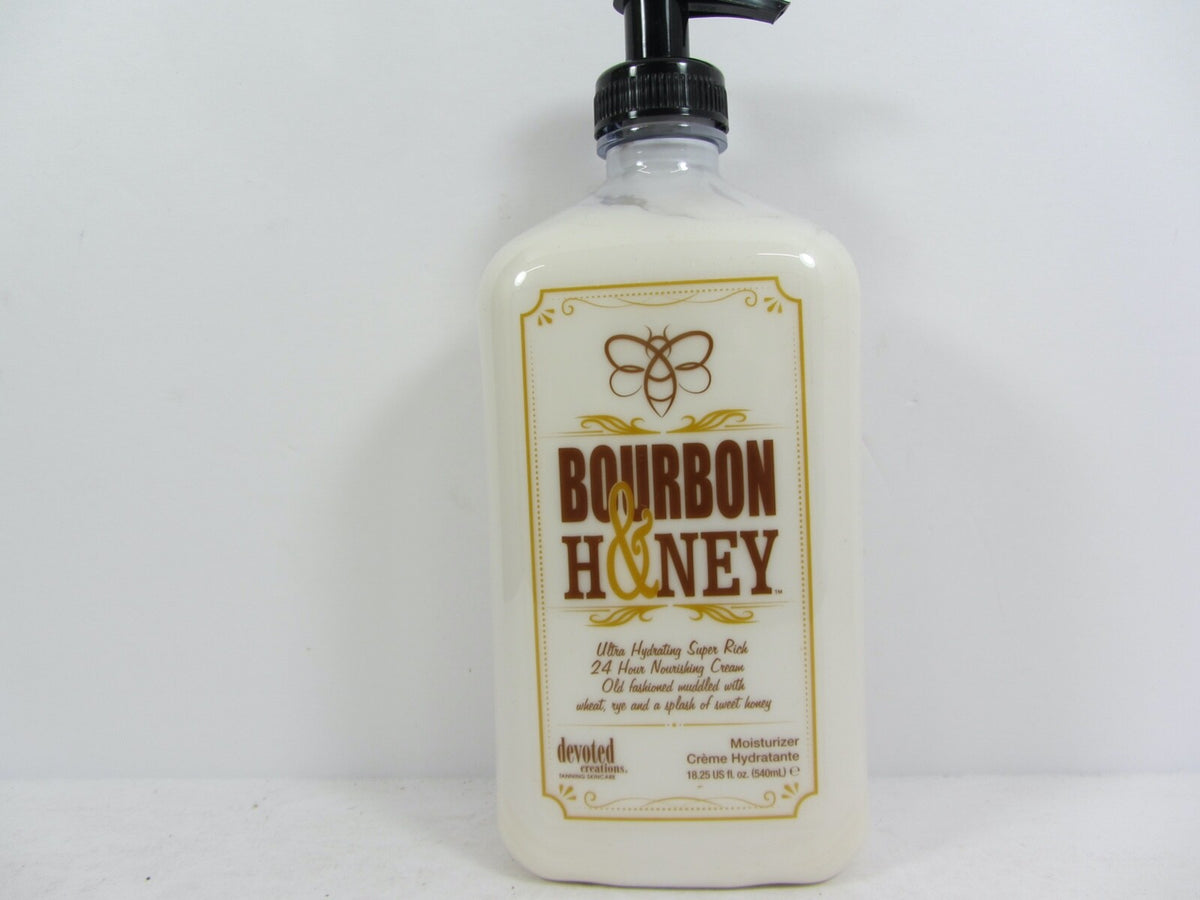Bourbon & Honey Body Moisturizer Lotion - Ultra Hydrating 18.25oz for All Skin Types